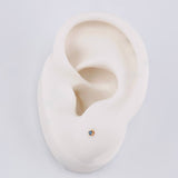 Topos Unico Cuatro Garras Diamante 2 Pts 0.2 g / in / 1.6 mm Oro Rosa 18K