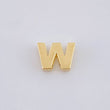 Charm Letter W 0.45 g / 1/4 in Yellow Gold 18K