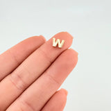 Charm Letter W 0.45 g / 1/4 in Yellow Gold 18K