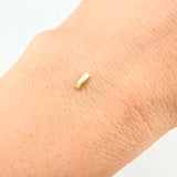 Herraje Letra I 0.15g / 0 in Oro Amarillo 18K