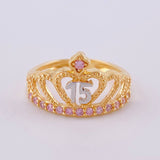 Ring 15´S 3.5 g / T7 1/4 Two Yellow White Gold 18K