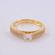Tupido Solitaire Ring 3.2 g / T7 Yellow Gold 18K