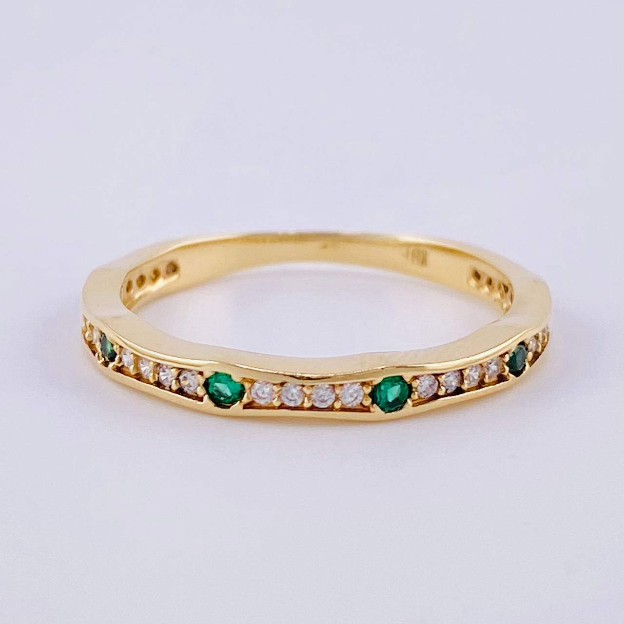 Bubble Channel Ring 1.8 g / T6 1/4 18K Yellow Gold