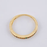 Bubble Channel Ring 1.8 g / T6 1/4 18K Yellow Gold