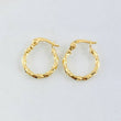 Candongas Kary 0.85gr / 1/2 in / Oro Amarillo 18K