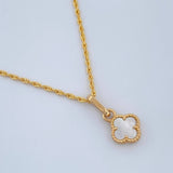 Set Cadena y Dije Lazo + Trebol 1.85gr / 19 3/4 in / Oro Amarillo 18K $