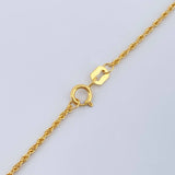 Set Cadena y Dije Lazo + Trebol 1.85gr / 19 3/4 in / Oro Amarillo 18K $