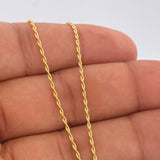 Set Cadena y Dije Lazo + Virgen Guadalupe 1.35gr / 19 3/4 in / Oro Amarillo 18K $