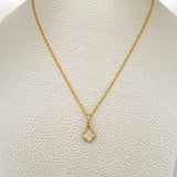 Set Cadena y Dije Lazo + Trebol 1.85gr / 19 3/4 in / Oro Amarillo 18K $