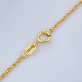 Set Cadena y Dije Lazo + Cruz Anj 1.35gr / 19 3/4 in / Oro Amarillo 18K $