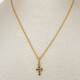 Set Cadena y Dije Lazo + Cruz 1.5gr / 17 3/4 in / Oro Amarillo 18K $