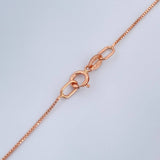 Set Cadena y Dije Veneciana + San Benito 1.65gr / 17 3/4 in / Oro Rosa 18K $