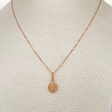 Set Cadena y Dije Veneciana + San Benito 1.65gr / 17 3/4 in / Oro Rosa 18K $
