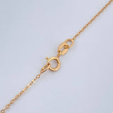 Set Cadena y Dije Aro Seguido + Ancla 1.15gr / 17 3/4 in / Oro Rosa 18K $