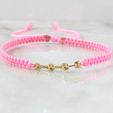 Pink Bracelet Charm GC 0.3gr / 18K Gold