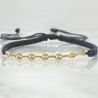 Black Bracelet Charm GC 0.5gr / 18K Gold