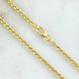 Rope Chain 3.65gr / 60cm / +3 18K Gold