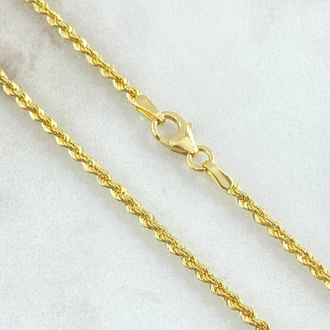 Rope Chain 3.55gr / 23.6in / +3 18K Gold ©