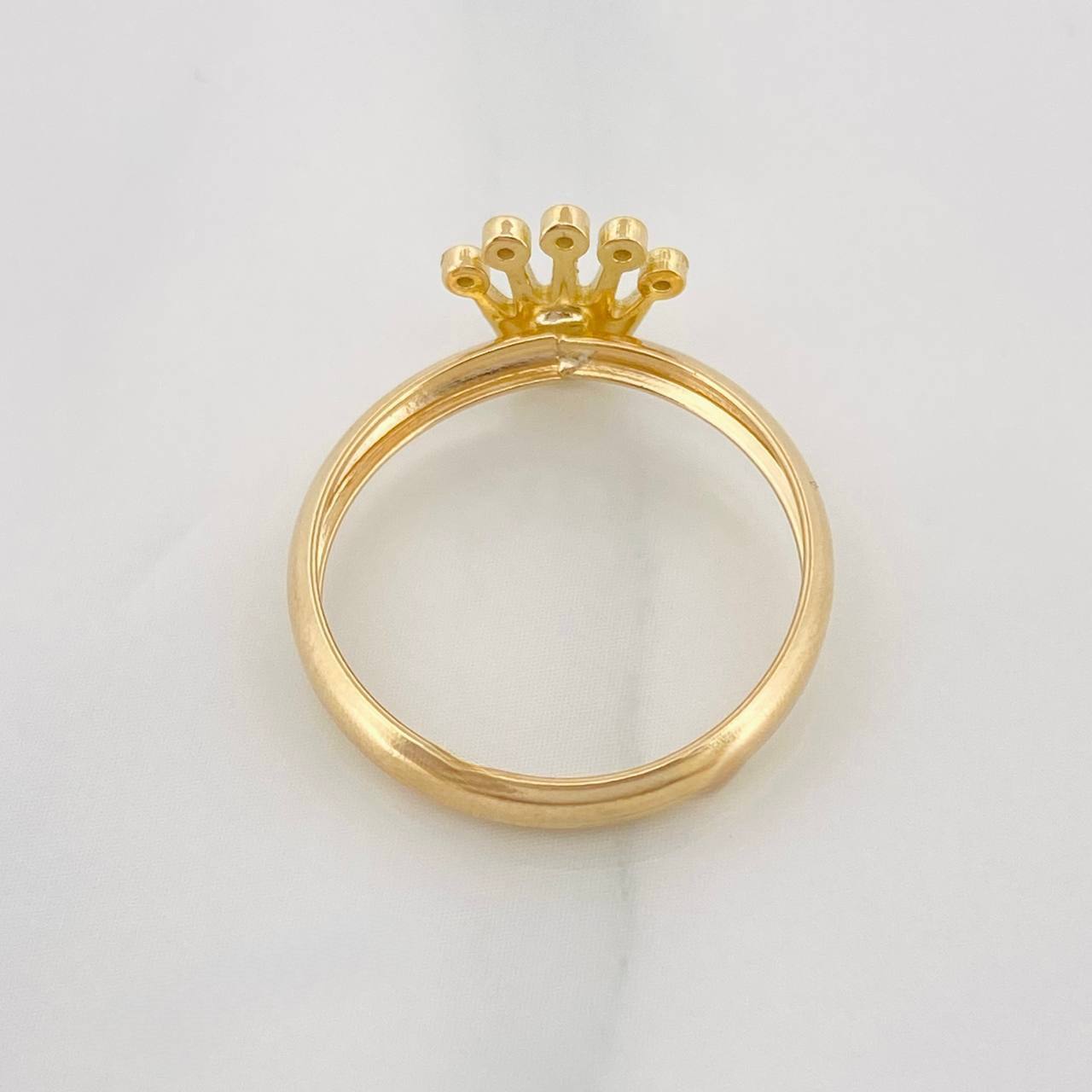 Anillo Corona 1.15g / T6 Oro Amarillo 18K