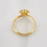 Anillo Corona 1.15g / T6 Oro Amarillo 18K