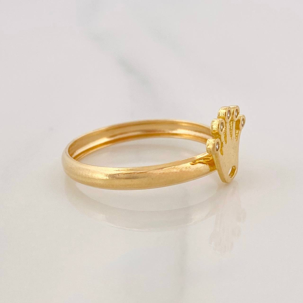 Anillo Corona 1.15g / T6 Oro Amarillo 18K