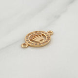 Charm Corona 1.25 g / 3/4 in Yellow Gold 18K