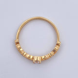 Solitaire Ring Churumbela 1.6gr / Size 7 1/4 / 18K Gold &