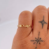 Love Ring 1.35gr / Size 6 1/4 / 18K Gold &