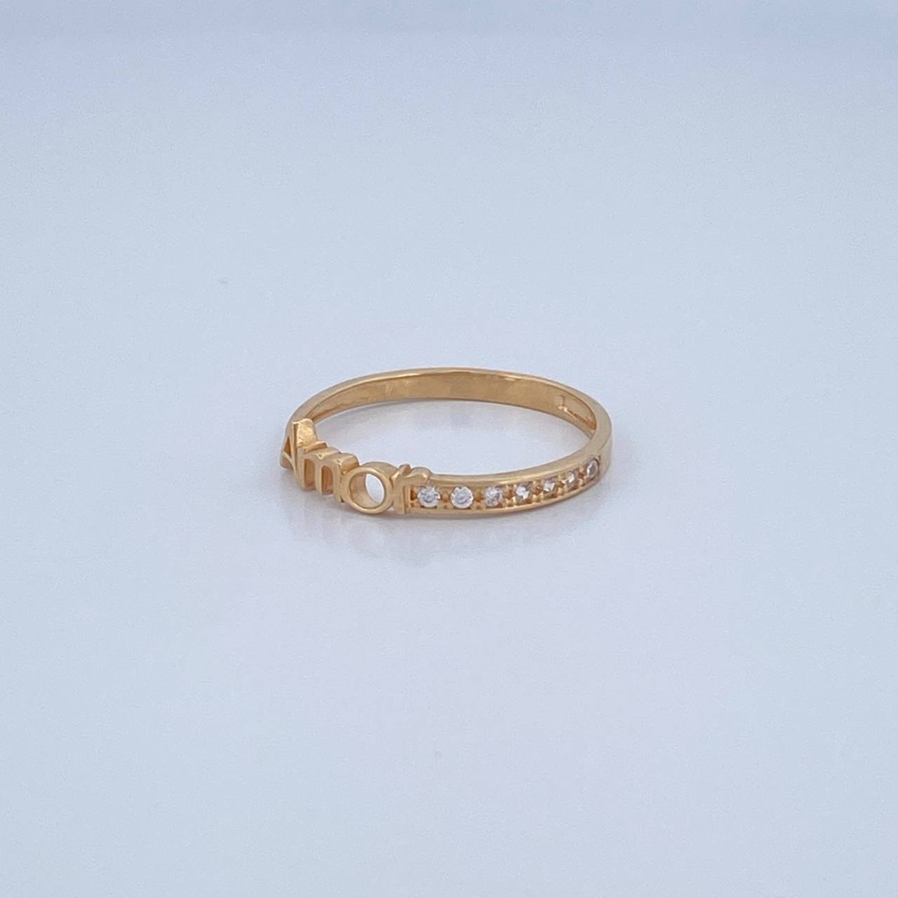 Love Ring 1.35gr / Size 6 1/4 / 18K Gold &