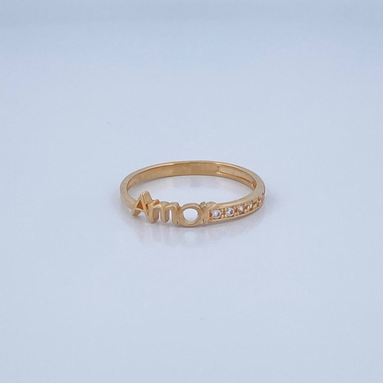 Love Ring 1.35gr / Size 6 1/4 / 18K Gold &