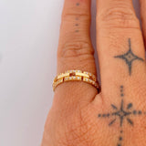 Drawer Ring 2.7gr / Size 6 / 18K Gold &