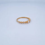 Solitaire Ring Churumbela 1.6gr / Size 7 1/4 / 18K Gold &