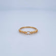 Solitaire Ring Churumbela 1.6gr / Size 7 1/4 / 18K Gold &