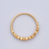 Solitaire Ring Churumbela 1.35gr / Size 6 1/4 / 18K Gold &