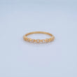 Solitaire Ring Churumbela 1.35gr / Size 6 1/4 / 18K Gold &