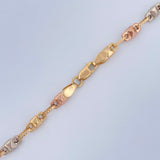 Cadena Rustica Piramide 12.35gr / 62cm / Oro 18K $