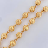 Virgin Del Carmen Rosary 48.1gr / 27.8in / 18K Gold $