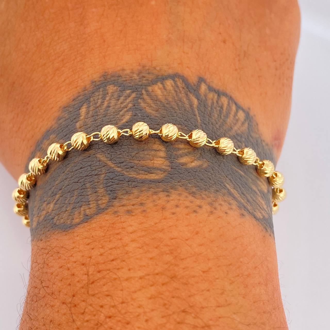 Military Bracelet 3.8gr / 7.5in / 18K Gold $