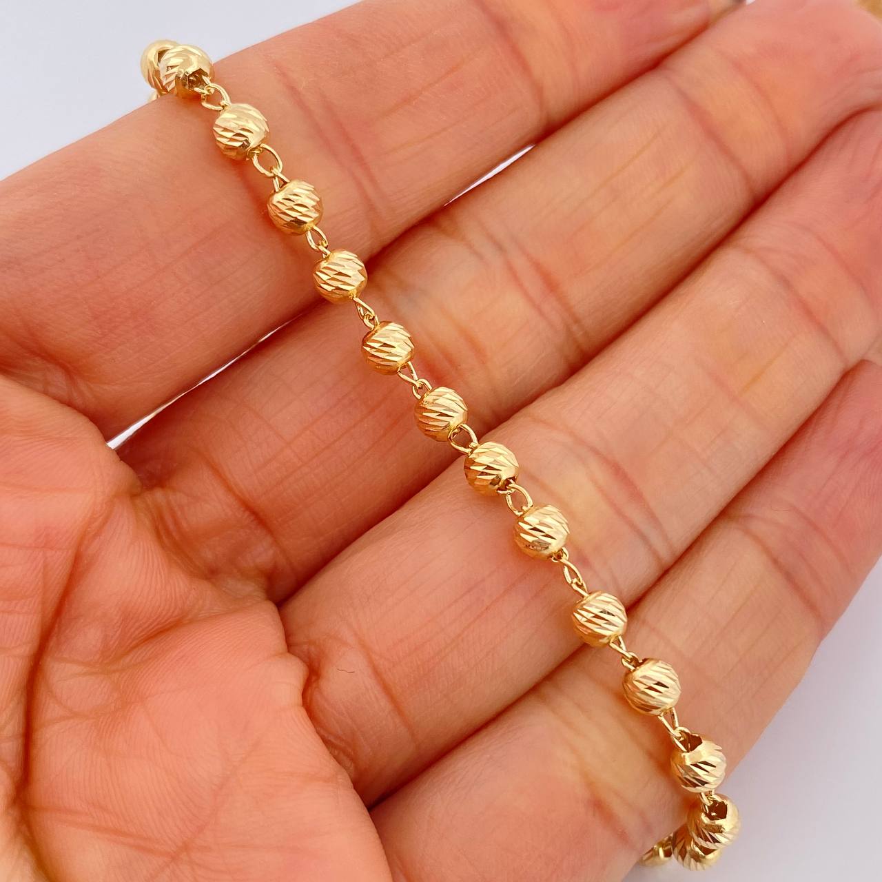 Military Bracelet 3.8gr / 7.5in / 18K Gold $