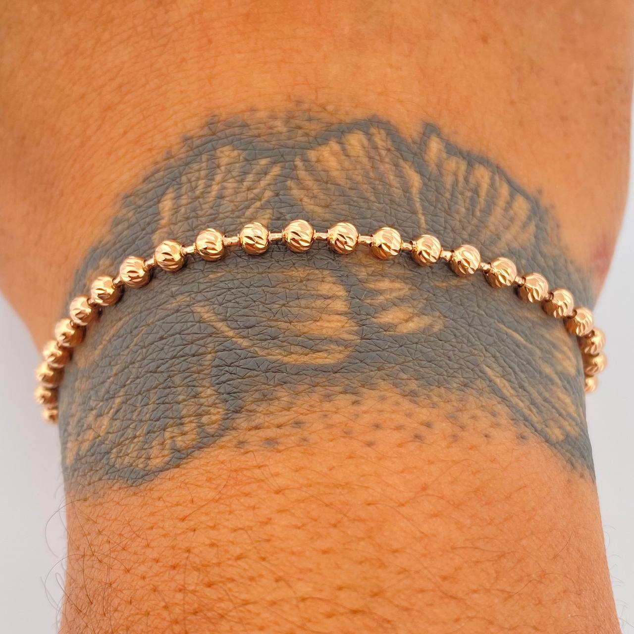 Military Bracelet 5.35gr / 7.5in / 18K Gold $