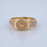 Anillo Correa corona 3.95g / T5 1/4 Oro Amarillo 18K
