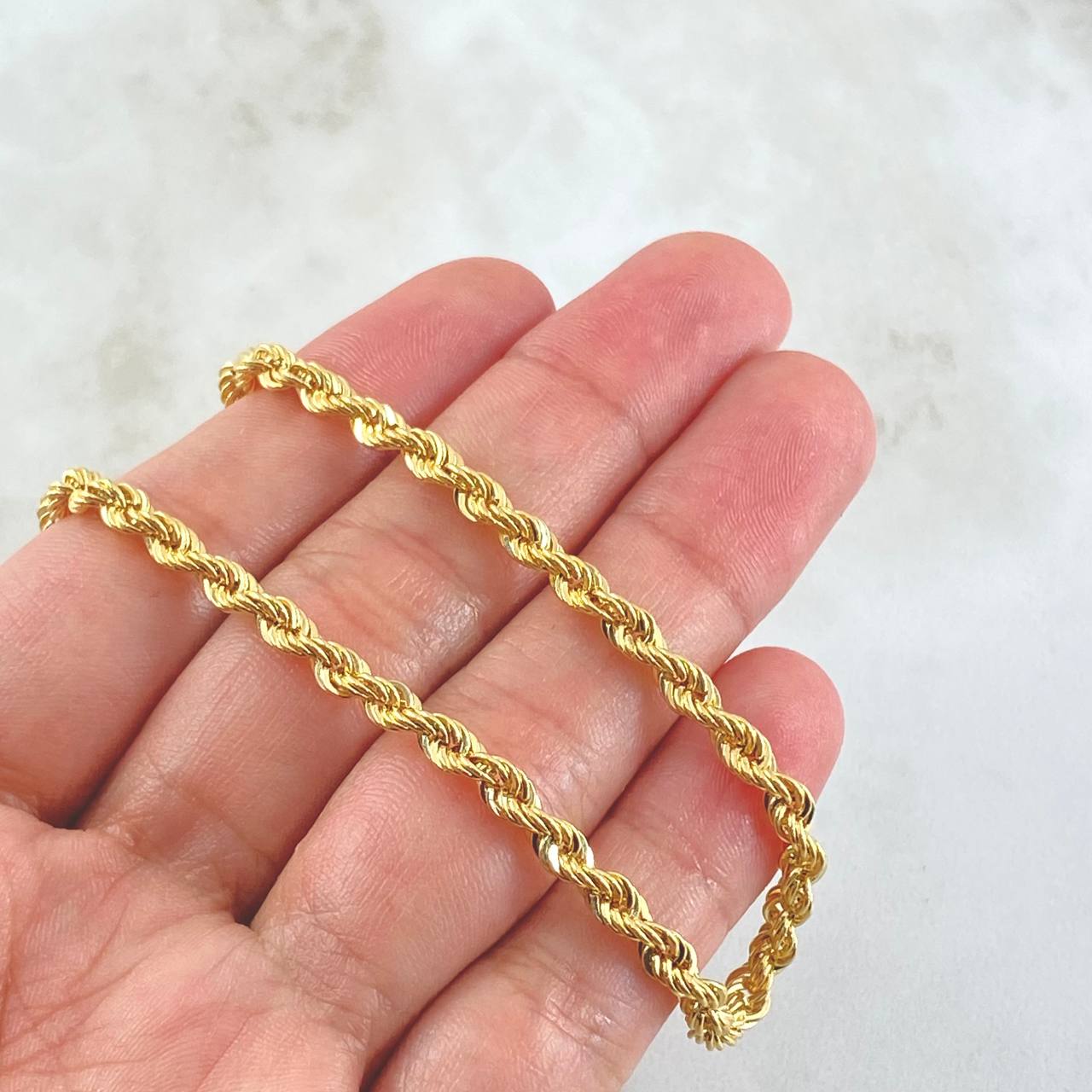 Rope Chain 8.25gr / 60cm / +3 18K Gold