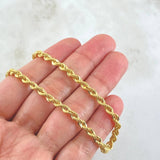 Rope Chain 8.25gr / 60cm / +3 18K Gold