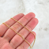Military Chain 4.9gr / 23.6in / +3 18K Gold