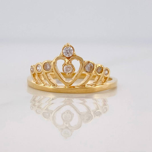 Crown Ring 2.35g / T6 1/2 Yellow Gold 18K