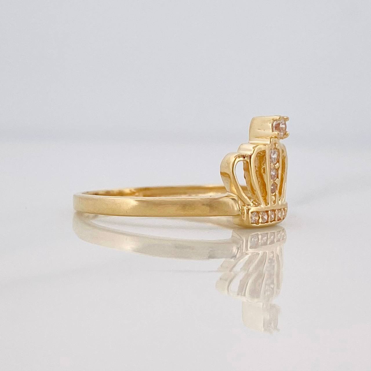 Anillo Corona 1.9g / T5 3/4 Oro Amarillo 18K