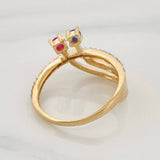 Anillo Pareja 2.6g / T6 Oro Amarillo 18K