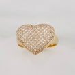 Anillo Corazon 5.8g / T7 Oro Amarillo 18K