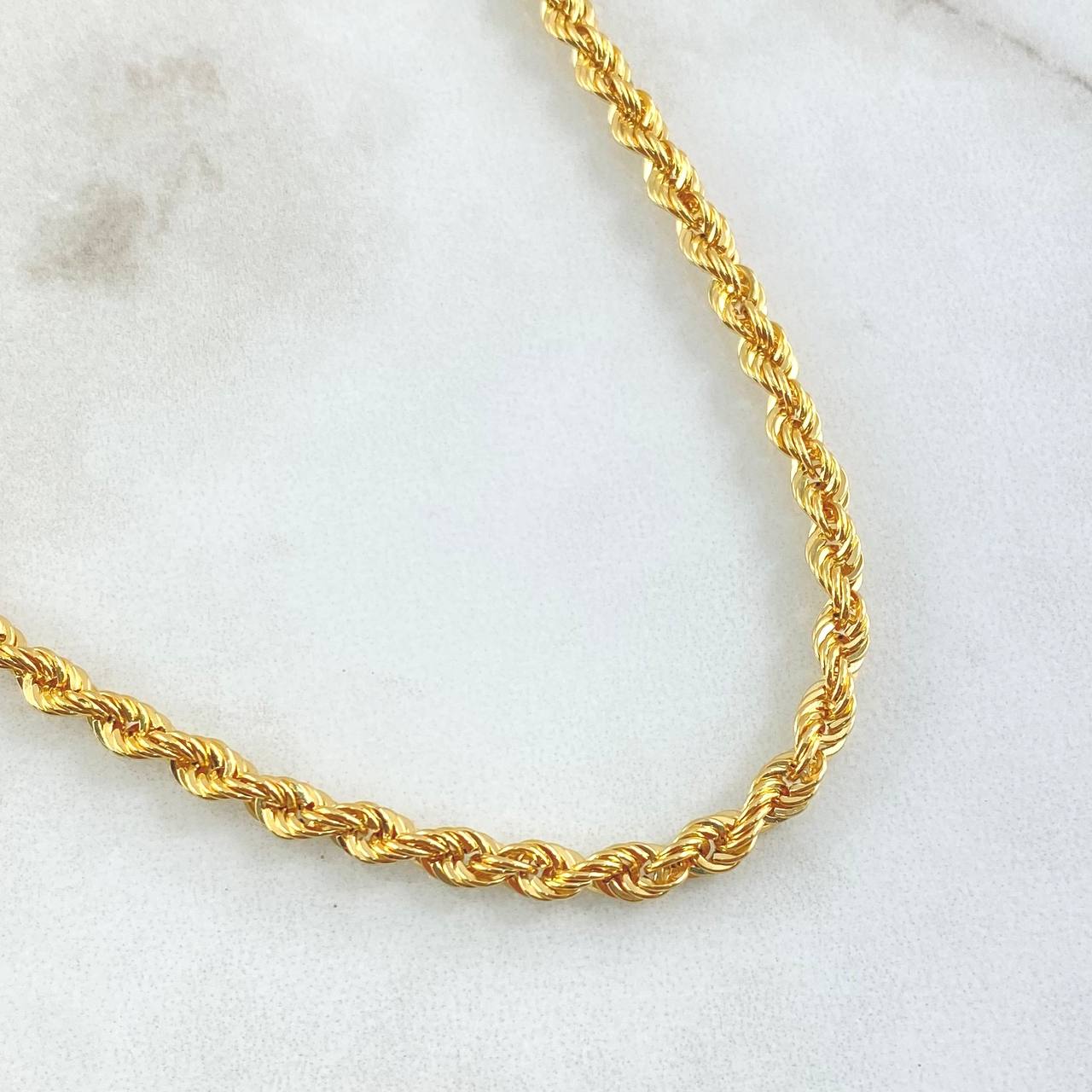 Rope Chain 8.25gr / 60cm / +3 18K Gold