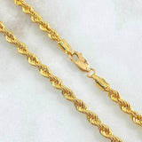Rope Chain 8.25gr / 60cm / +3 18K Gold